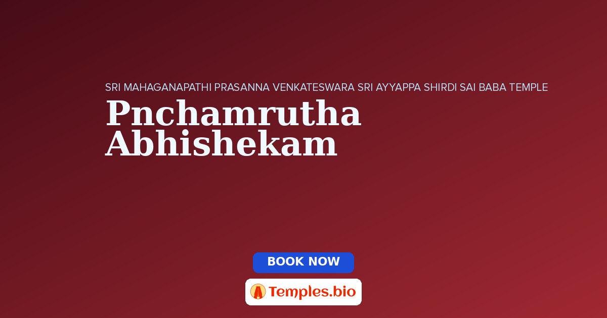 Pnchamrutha Abhishekam