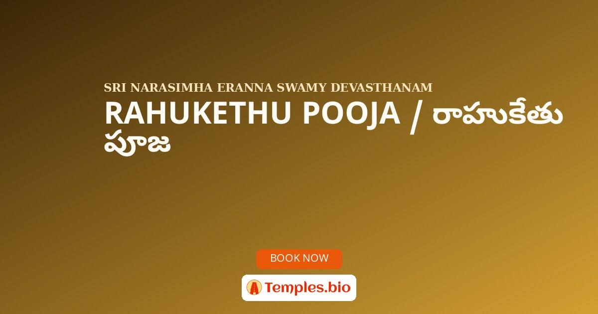 RAHUKETHU POOJA / రాహుకేతు పూజ