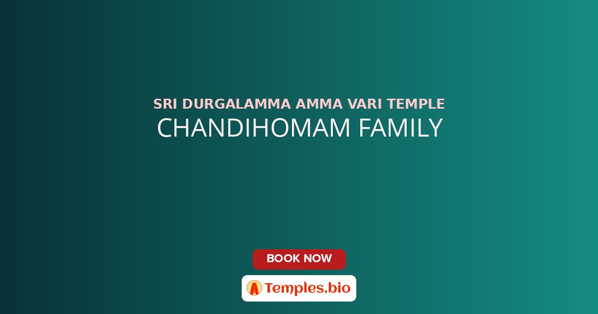 CHANDIHOMAM FAMILY