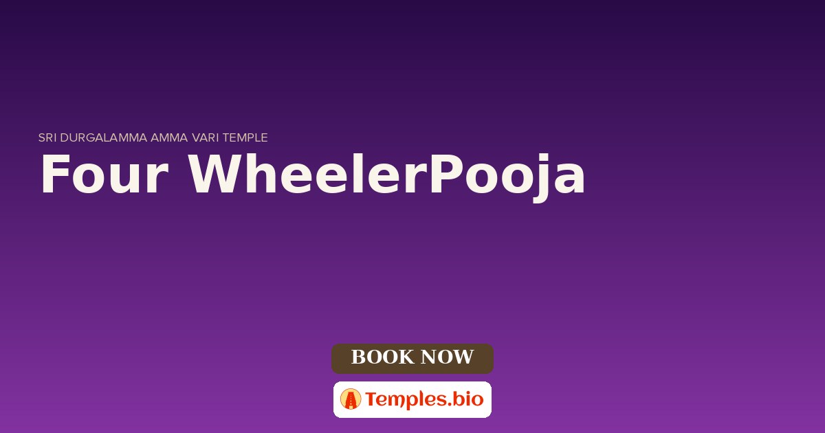 Four WheelerPooja