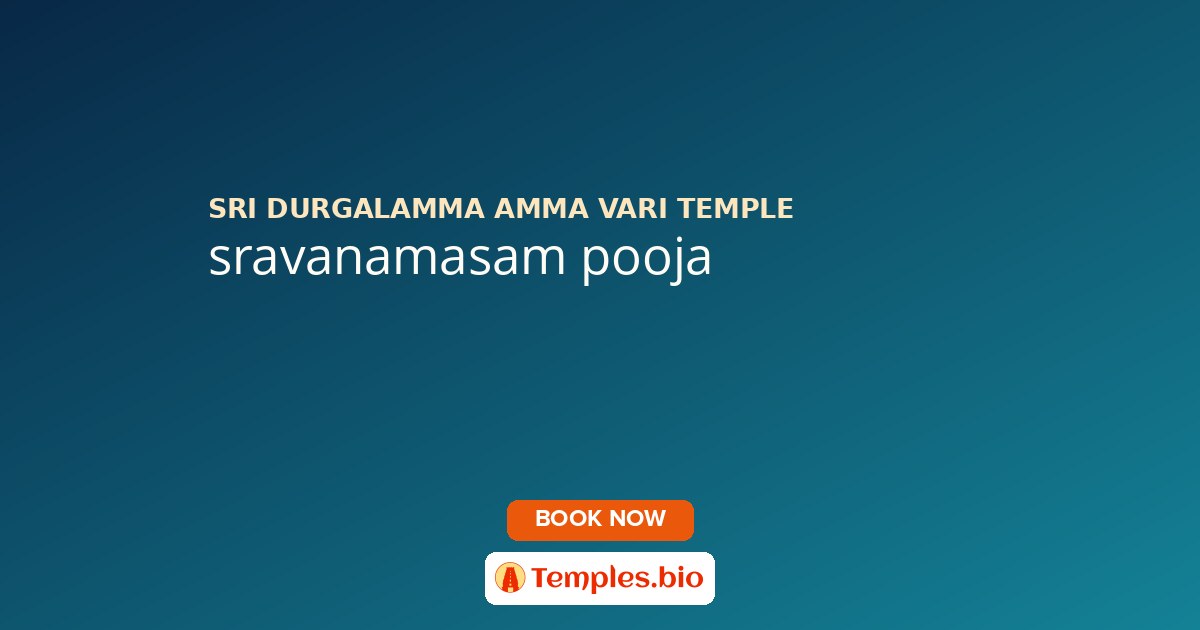 sravanamasam pooja