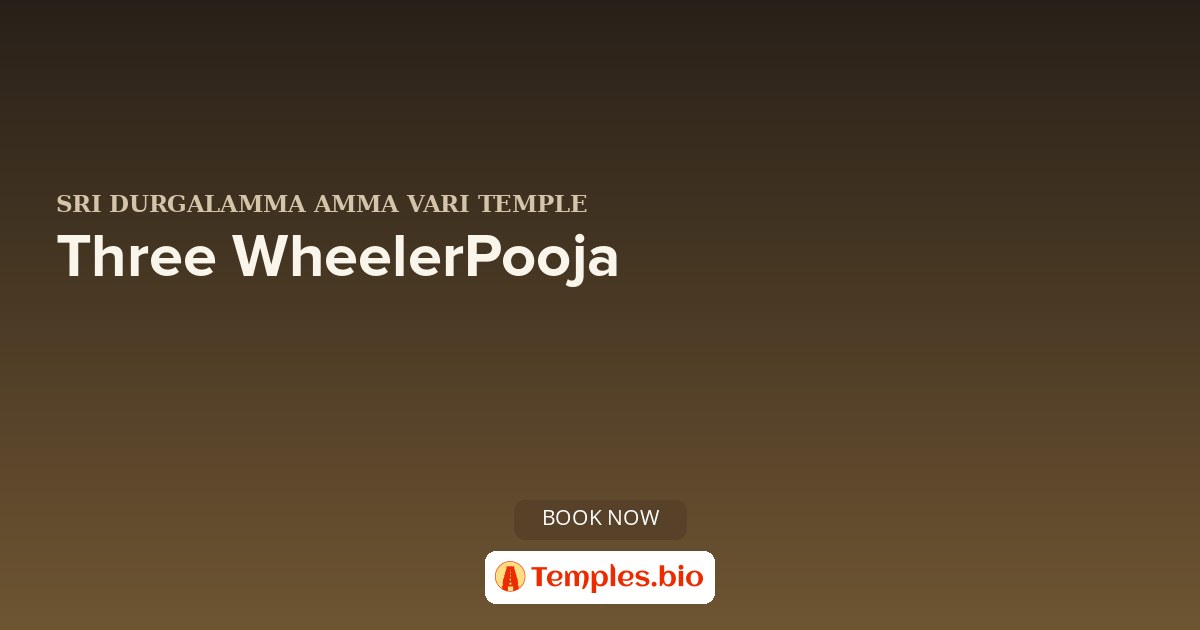 Three WheelerPooja