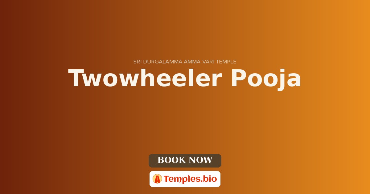 Twowheeler Pooja