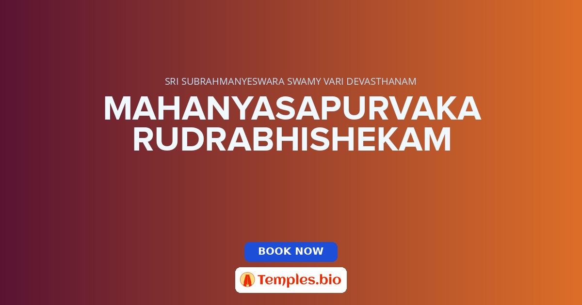 MAHANYASAPURVAKA RUDRABHISHEKAM