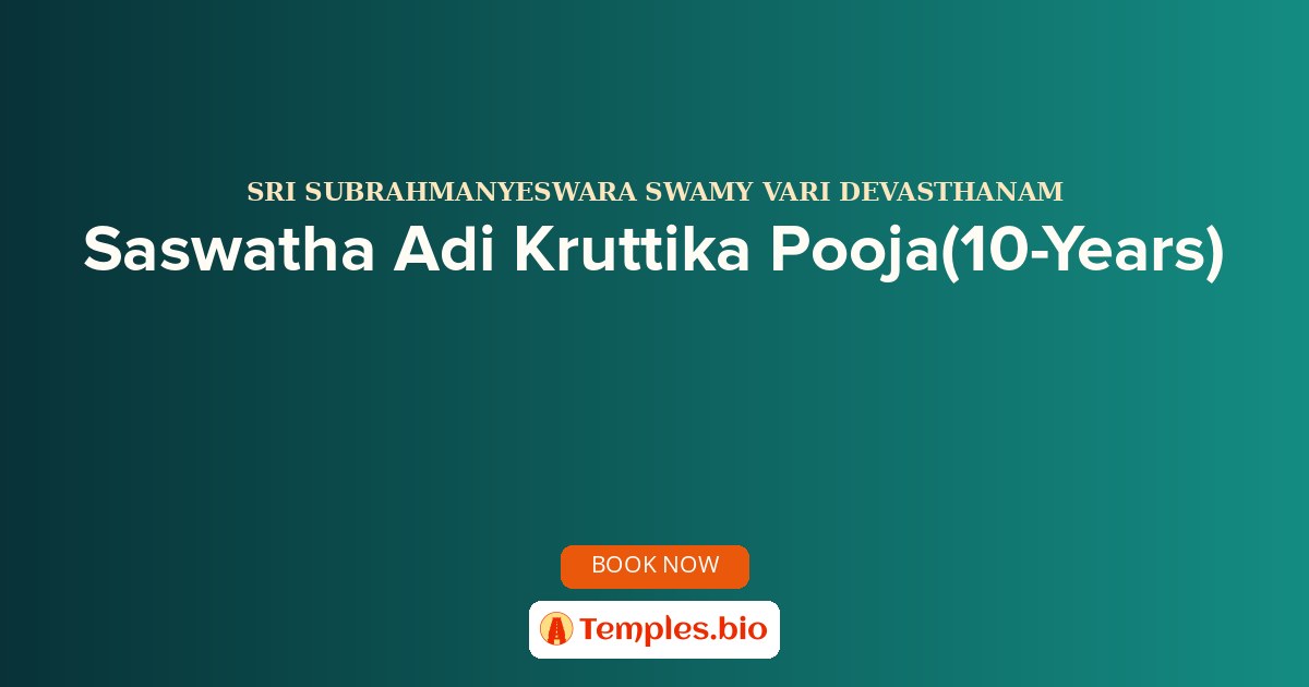 Saswatha Adi Kruttika Pooja(10-Years)