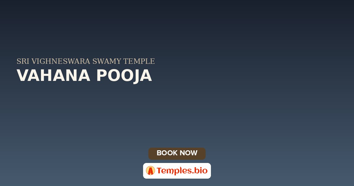 VAHANA POOJA