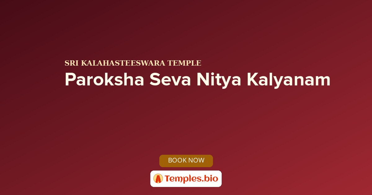 Paroksha Seva Nitya Kalyanam