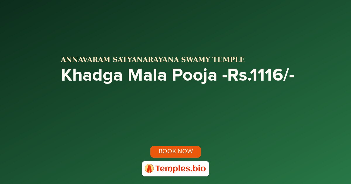 Khadga Mala Pooja -Rs.1116/-
