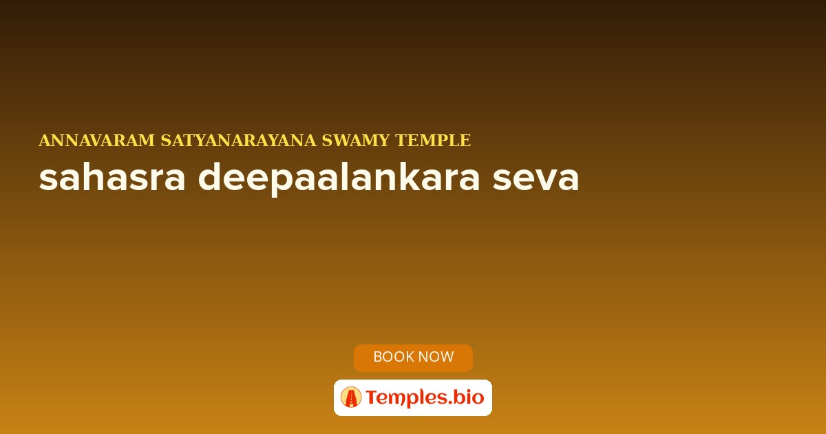 sahasra deepaalankara seva