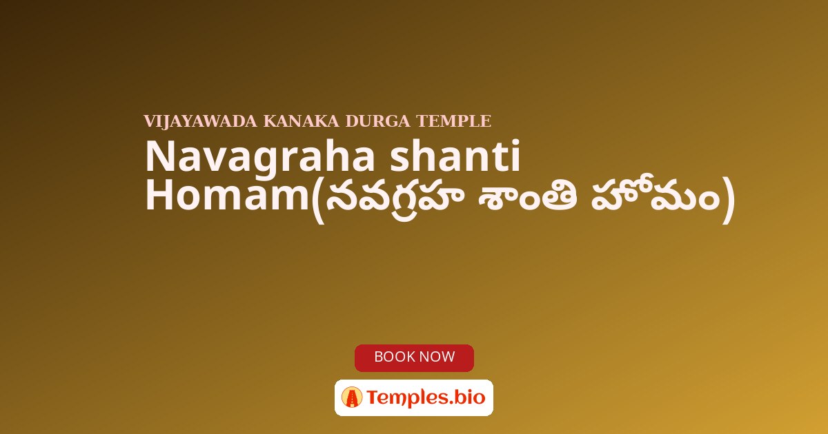 Navagraha shanti Homam(నవగ్రహ శాంతి హోమం)