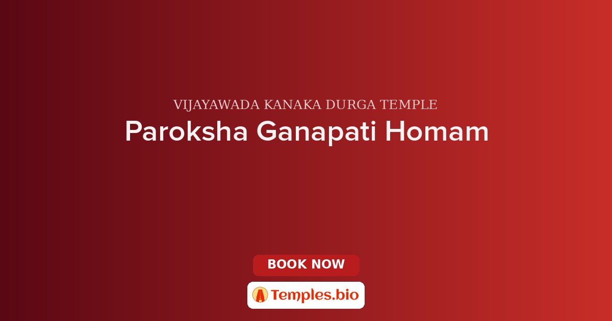 Paroksha Ganapati Homam