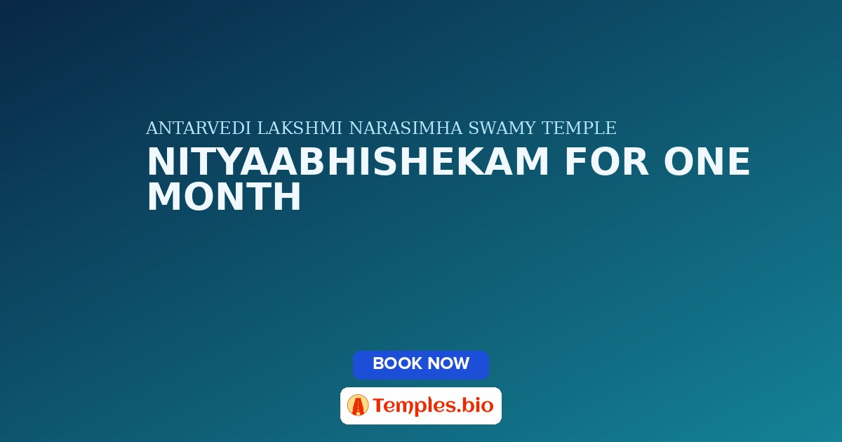 NITYAABHISHEKAM FOR ONE MONTH