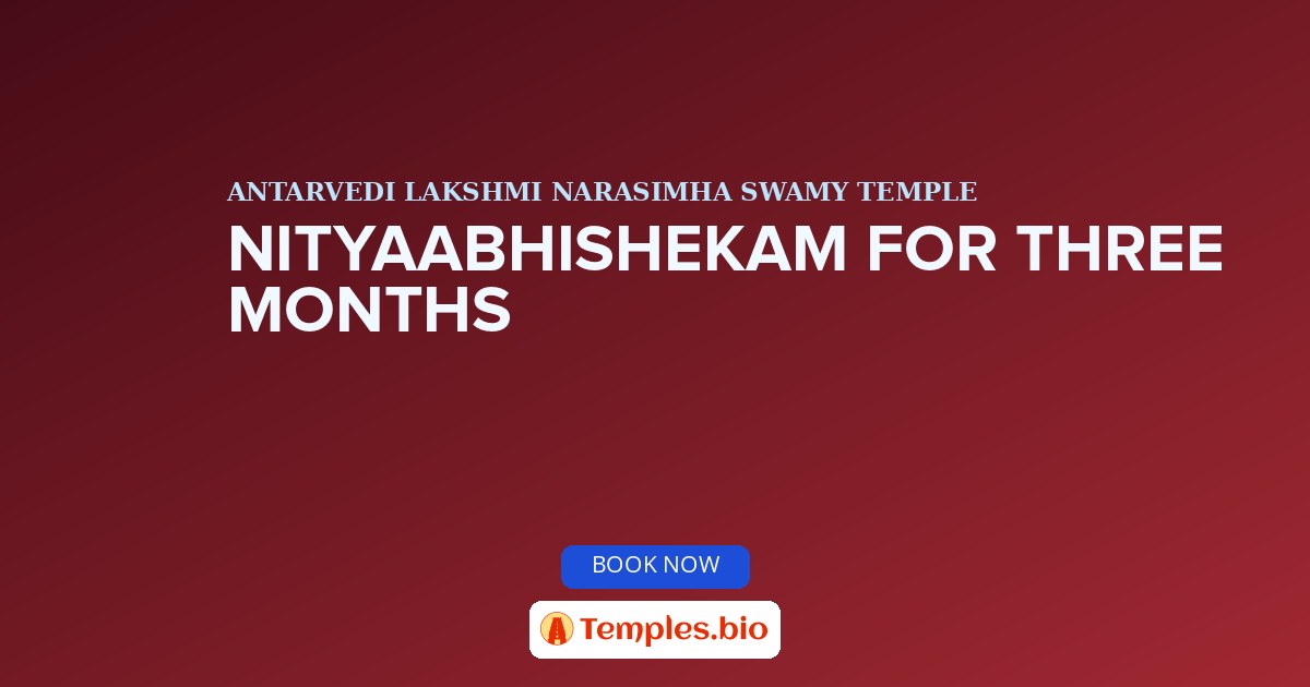 NITYAABHISHEKAM FOR THREE MONTHS