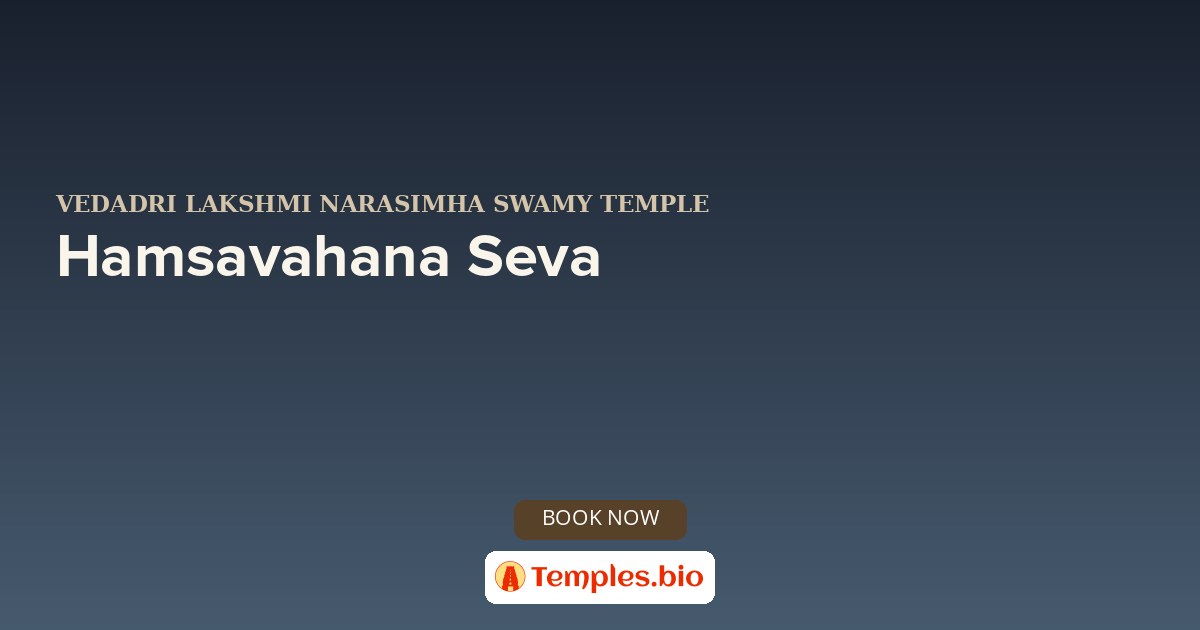 Hamsavahana Seva