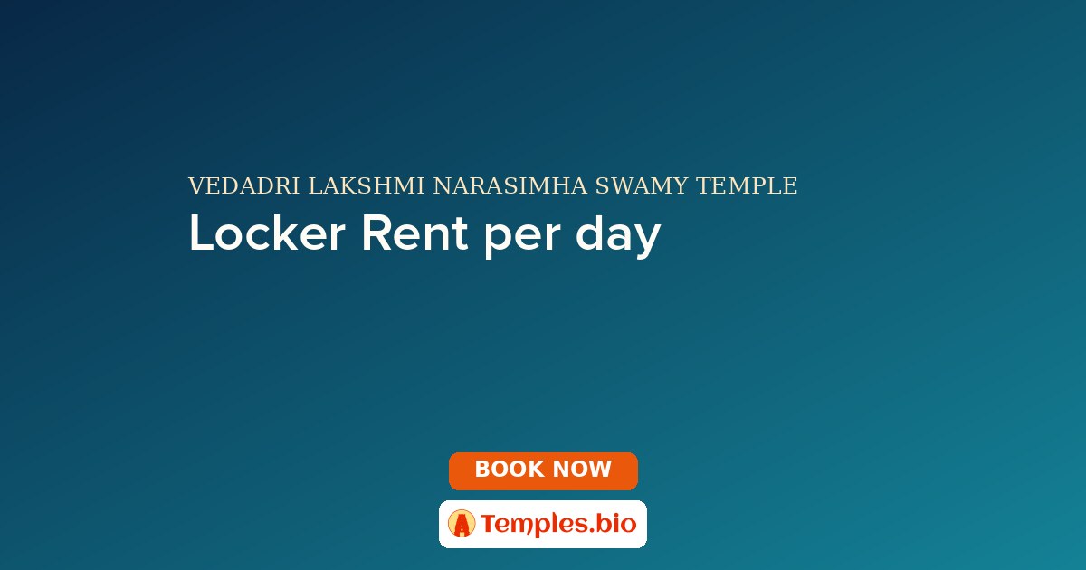 Locker Rent per day