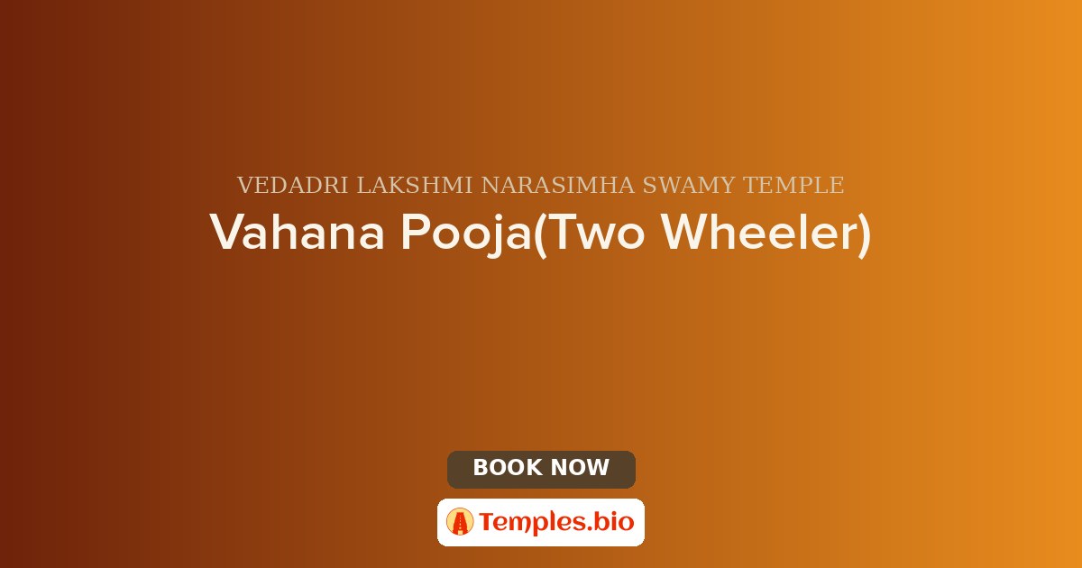 Vahana Pooja(Two Wheeler)