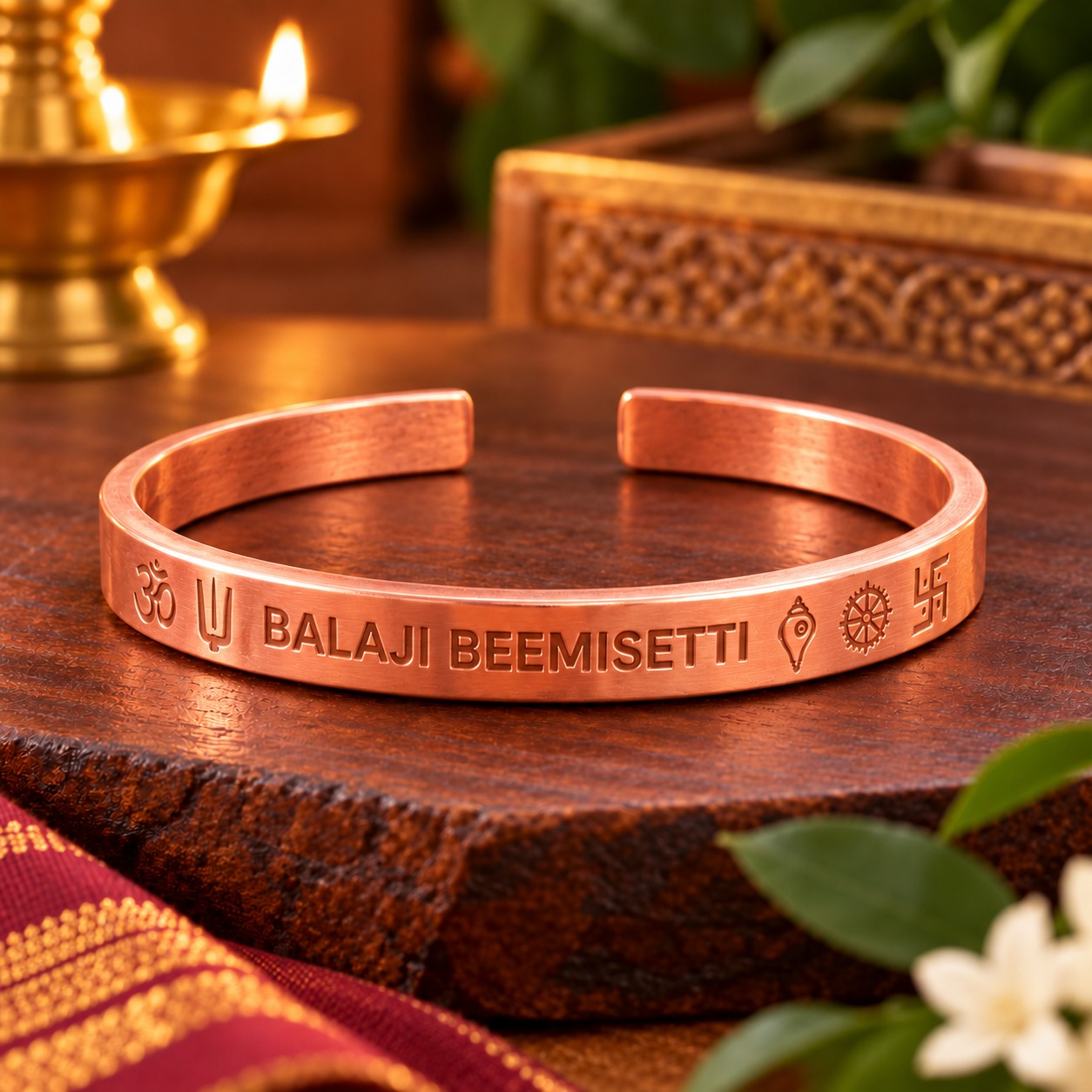 CUSTOMIZED COPPER BRACELET