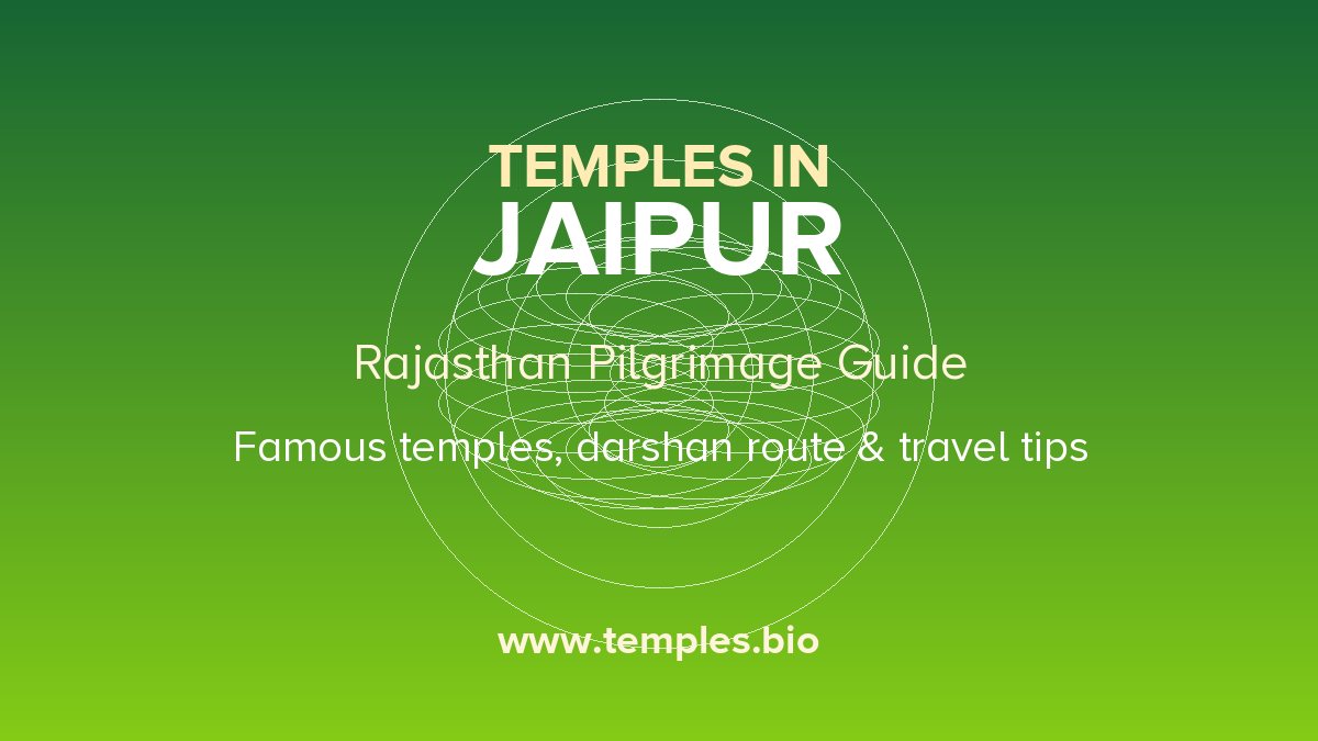 Temples in Jaipur, Rajasthan