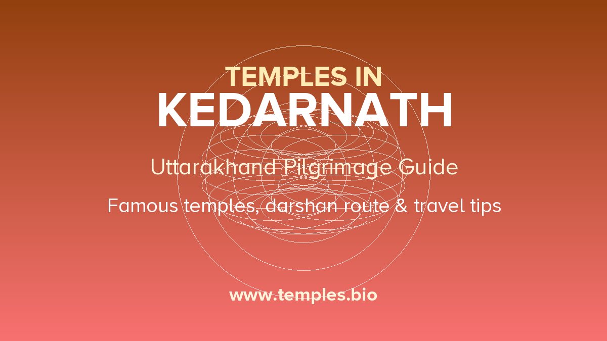 Temples in Kedarnath, Uttarakhand