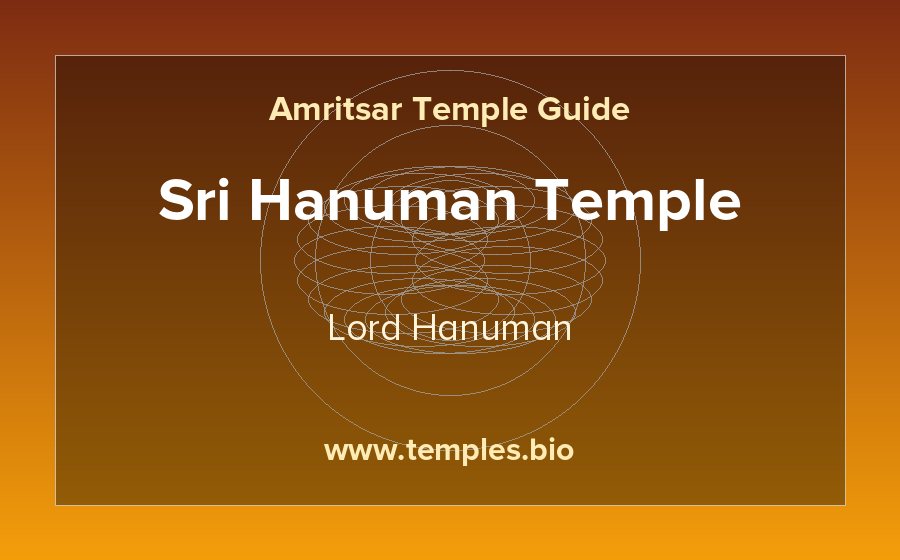 Sri Hanuman Temple — Lord Hanuman temple in Amritsar