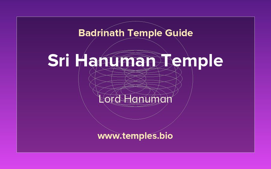 Sri Hanuman Temple — Lord Hanuman temple in Badrinath