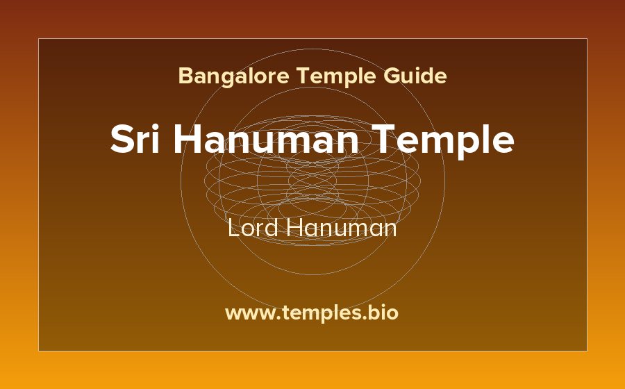 Sri Hanuman Temple — Lord Hanuman temple in Bangalore