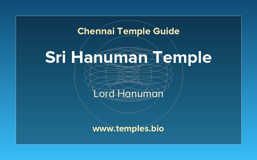 Sri Hanuman Temple — Lord Hanuman temple in Chennai
