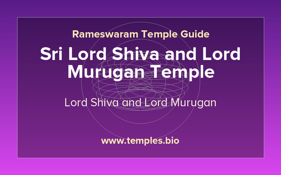 Sri Lord Shiva and Lord Murugan Temple — Lord Shiva and Lord Murugan temple in Rameswaram