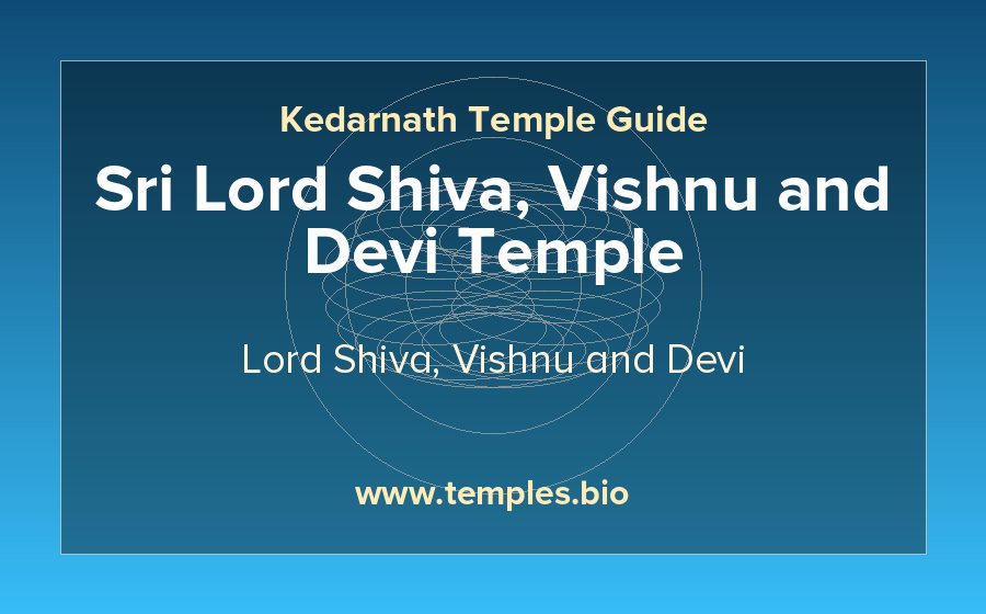 Sri Lord Shiva, Vishnu and Devi Temple — Lord Shiva, Vishnu and Devi temple in Kedarnath
