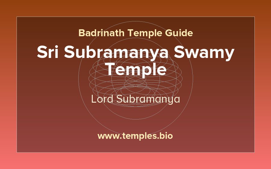 Sri Subramanya Swamy Temple — Lord Subramanya temple in Badrinath