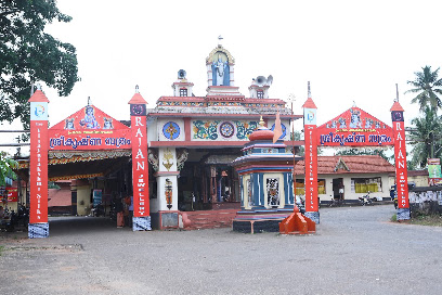 Sri Vallabha Temple , Thiruvalvaazh (Thiruvalla, Kerala) entrance and temple complex